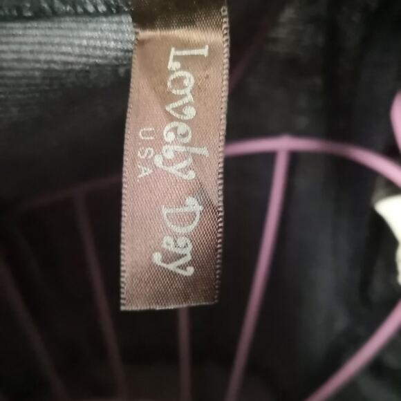 Lovely Day Houndstooth Cowl Neck Dress M Black/Gray Retrogirl Glam Winter Fall - Picture 5 of 5